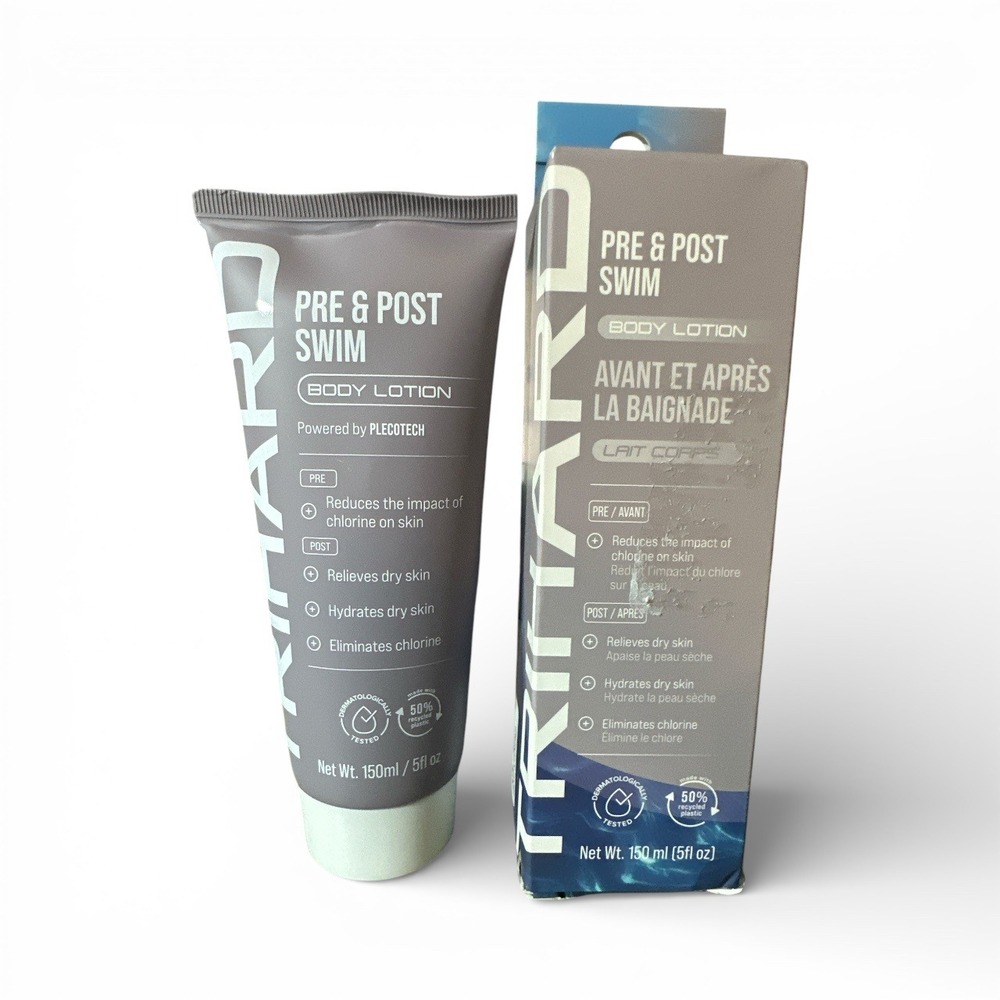 Trihard Pre and Post Swim Body Lotion Protect Skin‎ from Chlorine 5 fl oz NEW